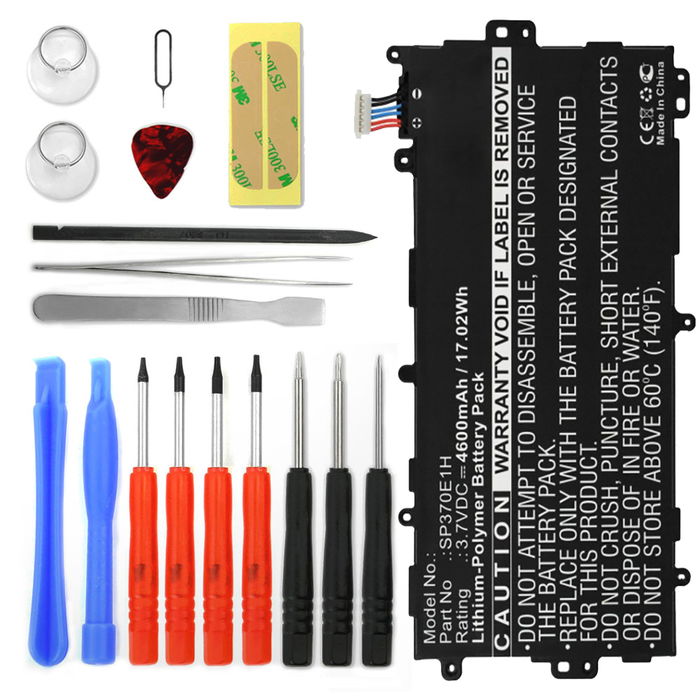 Samsung GT-N5110 Galaxy Note 8.0 Batterie + kit d'outils 4600mAh de subtel