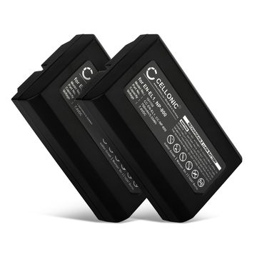 2x CELLONIC Camera Battery for Nikon Coolpix 4300 Coolpix 4500 Coolpix 4800 Coolpix 5000 Coolpix 5400, Minolta DiMAGE A200 Replacement EN-EL1 NP-800 Battery 750mAh Backup