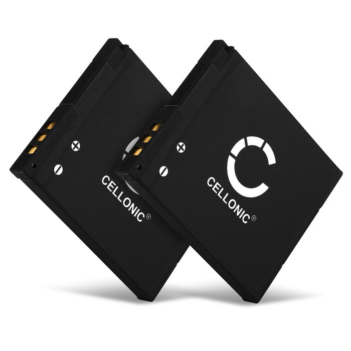 2x Batterie Panasonic Lumix DMC-SZ10 - 600mAh