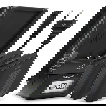 Pack de 2x batteries NP-FW50 1030mAh pour appareil photo Sony A6000 Alpha 6000 A6300 A6500 A5100 A5000 A3000 A7 II Alpha 7 II A7s A7R ILCE-7R - Avec chargeur BC-VW1 et câble d'alimentation