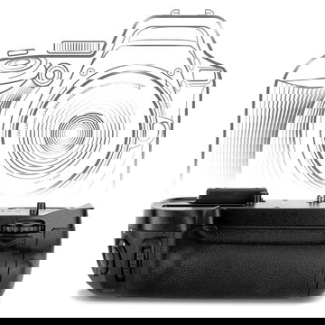 MB-D15 Grip d'alimentation pour Nikon D7100, D7200 - Poignée de batterie pour appareils photo de CELLONIC