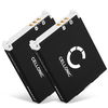 2x Batterie 700mAh