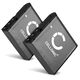 2x Battery (950mAh, 3.7V)