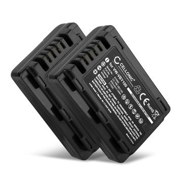 2x Batterie pour Panasonic HC-V110, HC-V130, HC-V201 VW-VBY100 (850mAh, 3.7V) de CELLONIC