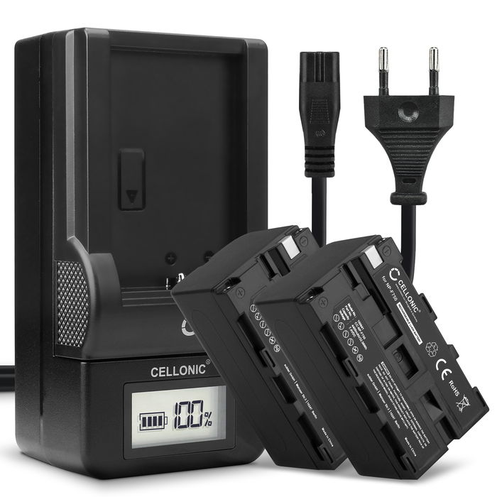 2x Sony NP-F330 Batterie