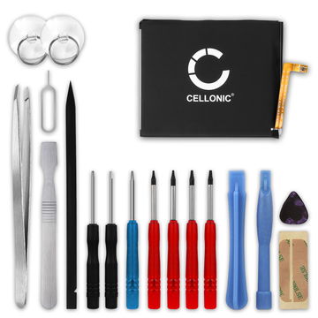 CELLONIC Phone Battery Replacement for Nokia 6 (2017) + 17-Tool Phone Repair Kit - HE316 3000mAh
