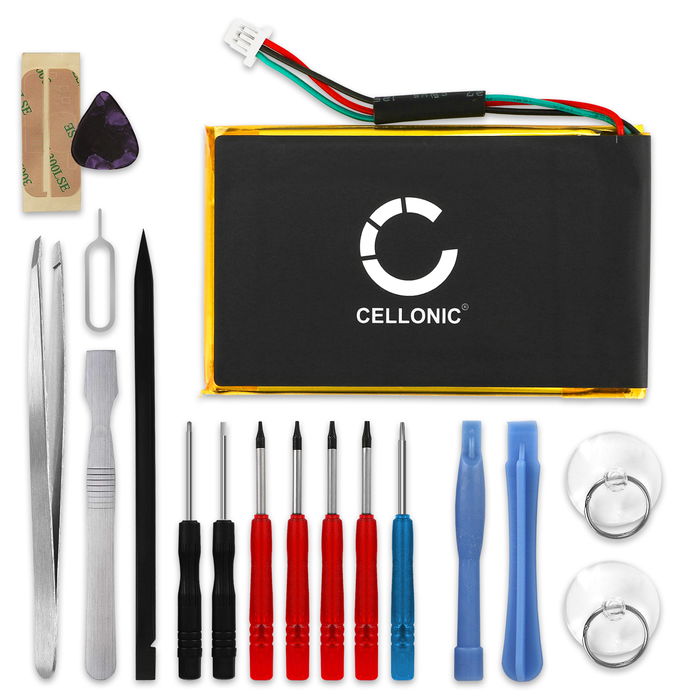 Garmin Nüvi 1490 Batterie + kit d'outils 1250mAh de CELLONIC