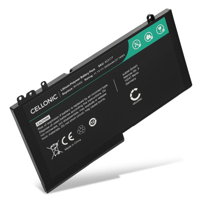 Dell Latitude 15 5580 Batterie 11.1V 3400mAh de Cellonic