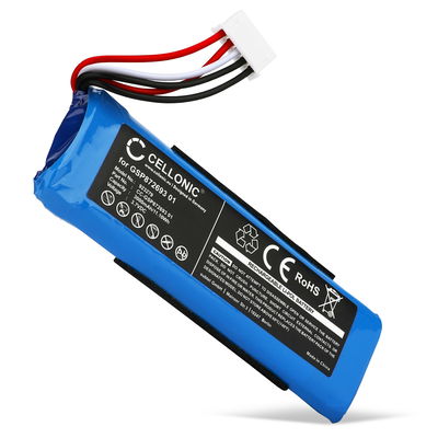 1x Batterie JBL Flip 4 GSP872693 01, GSP872693 03A (3000mAh, 3.7V) de CELLONIC