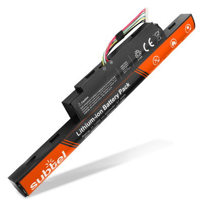 Batterie pour Acer Aspire E5-575, F5-573G, E5-575G, E5-573, E5-573G, E5473, E5-574, Travelmate P259-G2-M, P258, P277, AS16B5J, AS16B8J 11.1V 5200mAh de subtel