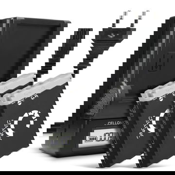 Pack de 2x batteries NB-13L 1010mAh pour appareil photo Canon PowerShot G7 X Mark II G1x Mark III G5 X G9 X / Canon NB-13L CB-2LHE - Avec chargeur CB-2LHE et câble d'alimentation