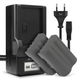 2x Battery (2000mAh, 7.4V) + Charger