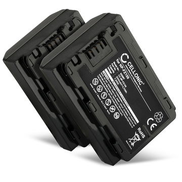 2x Batterie pour Sony Alpha 7 IV, A6700, A6600, A7C, A7S III, A7R III, A1, A9, 2040mAh de CELLONIC