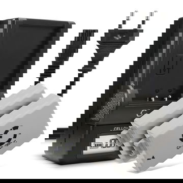 Pack de 2x batteries LP-E5 1020mAh pour appareil photo Canon EOS 1000D EOS 500D EOS 450D EOS Rebel XS - Avec chargeur LC-E5 CBC-E5 et câble d'alimentation