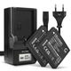 2x Battery (700mAh, 3.7V) + Charger