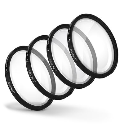 4x Close-Up Macro filters for Sigma 30mm F1,4 DC DN C | Contemporary (Ø 52mm) Macro Filter Set