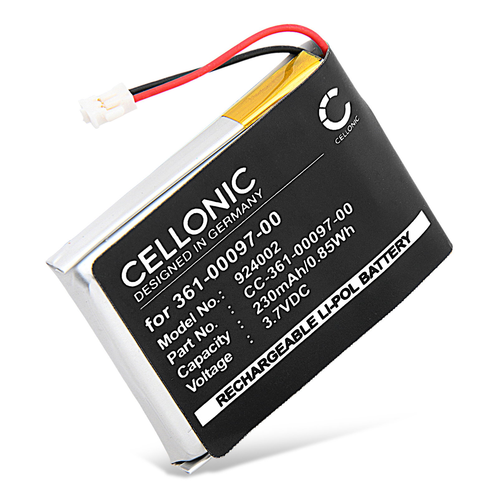 Batterie GPS Garmin Approach G6, Li-ION, 1000 mAh