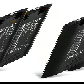 2x Batterie pour imprimante DYMO LabelManager 360D, 420P, Rhino 4200, 5200, 3M PL200 - S0895840,W002856 1600mAh