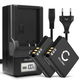 2x Battery (1100mAh, 3.7V) + Charger