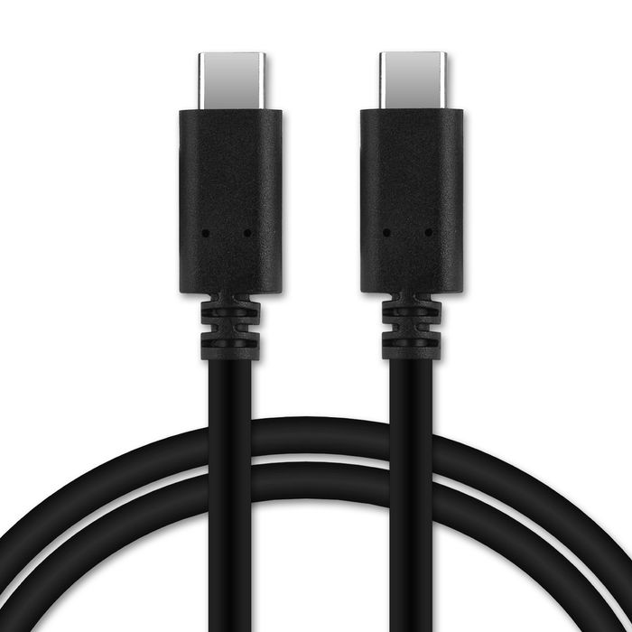 USB Data Cable for Huawei MateBook M3 / M5 / M7 / E 2017 / X 2017 / Xiaomi Air 12 / 13 / Pro Laptops / Notebooks 1,0m Fast Charging 3A (PD-60W) Data Transfer Cable USB 3.1 Gen 1 Adapter PVC - Black