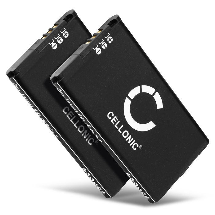 2x Batterie de remplacement SPR-001, SPR-003, SPR-A-BPAA-CO 1800mAh pour Nintendo 3DS XL / New 3DS XL