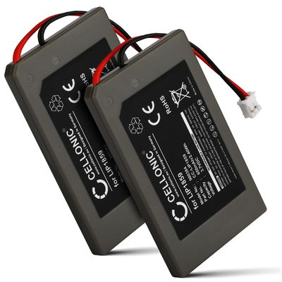2x Batterie de remplacement LIP1859,LIP1472 650mAh pour Sony PlayStation 3 SIXAXIS Controller (PS3 SIXAXIS CECHZC1E,CECHZC1H,CECHZC1J,CECHZC1U)