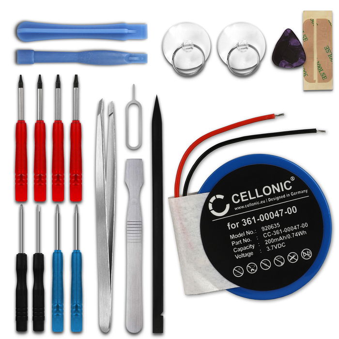 Garmin Approach S4 Batterie + kit d'outils 200mAh de CELLONIC