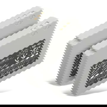 2x Batterie 850mAh pour appareil photo Samsung HMX-H100, HMX-H1000, HMX-H104 - Remplacement modèle IA-BP85ST IA-BP85NF