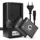 2x 700mAh 3.7V + Chargeur