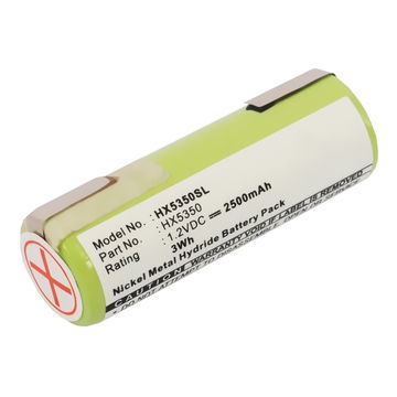 Batterie pour Braun 1509, 3020, 5414, 5424, 5515, 6520, 6550, 8595, 8995 (Ø17mm) 2500mAh de CELLONIC