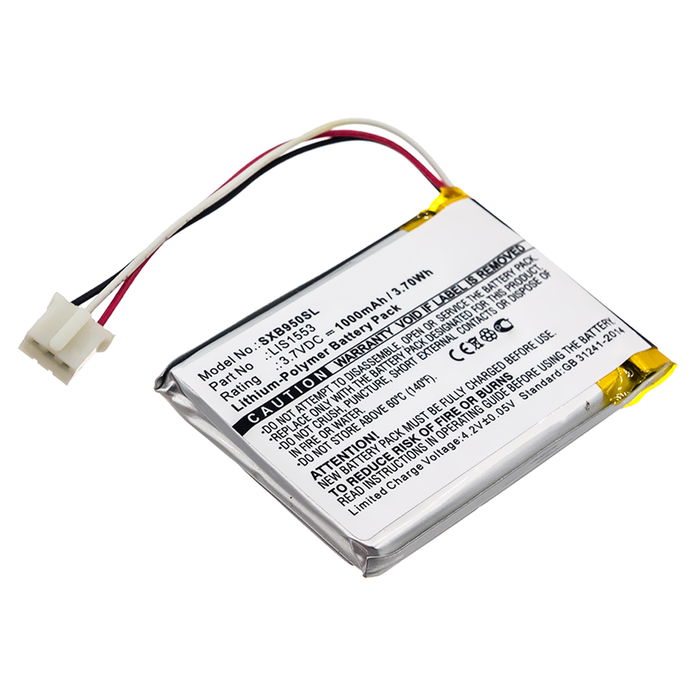 Sony SRS-WS1 Batterie 1000mAh de subtel