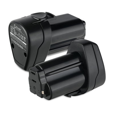 2x Battery for Metabo Powermaxx BS/ BS Basic/ BS Quick/ BS Quick Pro/ ASE, KPA 10.8 600 Cordless Tools - 1.5Ah 10.8V Li Ion 6.25439, 625439000 Battery Replacement