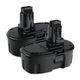 2x Battery (3000mAh, 18V)