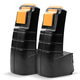 2x Battery (3300mAh, 9.6V)