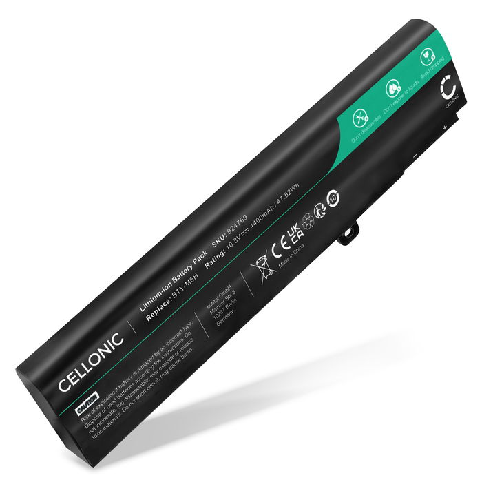 MSI GE62 6QF Battery 4400mAh from subtel