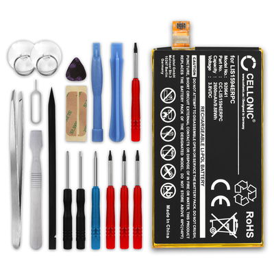 CELLONIC Phone Battery Replacement for Sony Xperia Z5 Compact / XA Ultra + 17-Tool Phone Repair Kit - LIS1594ERPC 2600mAh