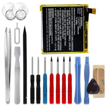 CELLONIC Phone Battery Replacement for Blackview BV6000 / BV6000s + 17-Tool Phone Repair Kit - PHH756060P 3000mAh