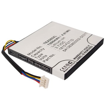 1x Batterie Texas Instruments TI-84 C Silver, Plus C Silver Edition, Plus CE-T, TI-Nspire CAS Touchpad, Touchpad Li Ion 3.7V (1300mAh, 3.7V) de CELLONIC