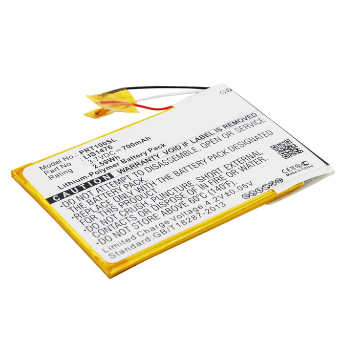 Sony PRS-T2 Batterie 700mAh de subtel