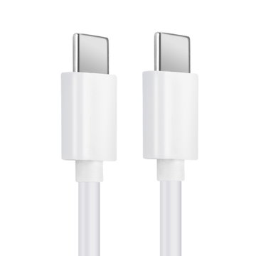 Câble USB C Type C de 1m pour montre Blackview A9 Pro / P6 / P2 / P2 Lite / Max 1 data et charge 3A (PD 60W) blanc en PVC