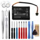 1x 800mAh 3.7V + kit d'outils