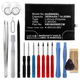 1x 3650mAh 3.85V + kit d'outils