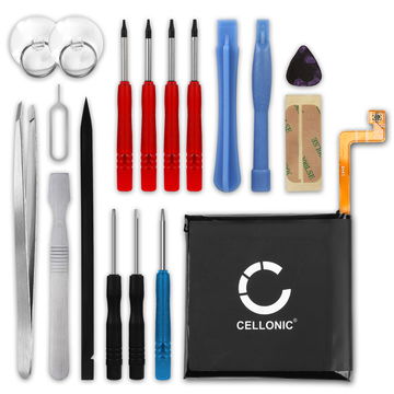 CELLONIC Phone Battery Replacement for CAT S60 + 17-Tool Phone Repair Kit - APP-12F-F5757I-CGX-111 3500mAh