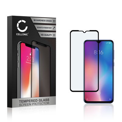 Protection d'écran en verre pour smartphone Xiaomi Redmi 9 / Redmi 9A (3D Case-friendly, haute résistance 9H, 0,33mm, Full Glue)