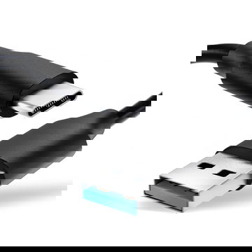 USB Data Cable for Sony WH-1000XM5, LinkBuds, LinkBuds S, XEA20, WI-310, WI-C200 3A Charging Cable for Headphones / Headsets 1,0m File Transfer PVC - Black