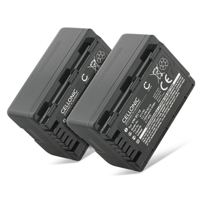 2x Panasonic VW-VBK360 Batterie