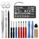 1x 1500mAh 3.7V + kit d'outils