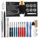 1x 7200mAh 3.78V + kit d'outils
