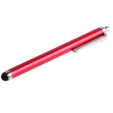 Stylet tactile pour iPad, iPhone, Samsung, Kindle – Stylet capacitif de précision pour tablettes, smartphones et ordinateurs portables – Rouge