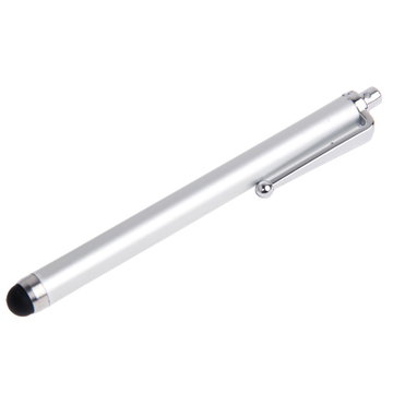 Stylet tactile pour iPad, iPhone, Samsung, Kindle – Stylet capacitif de précision pour tablettes, smartphones et ordinateurs portables – argent